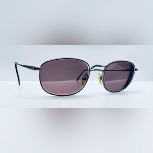 Essentials Gunmetal Oval Sunglasses Frames Only